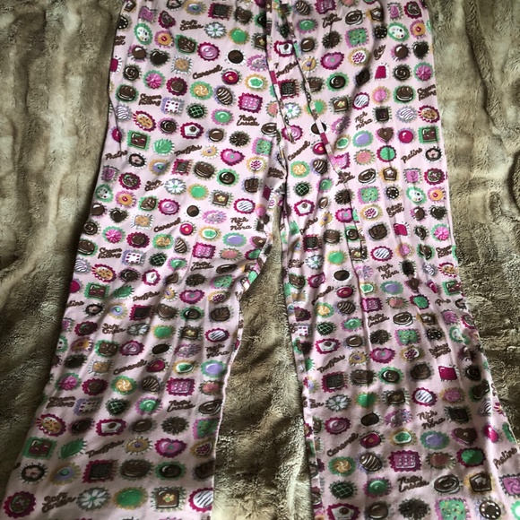 NICK&NORA SWEETS PJS, RARE PLUS SZ3X, EUC, SWEETS THROUGHOUT, JERSEYW/GLITTER… - Picture 5 of 15